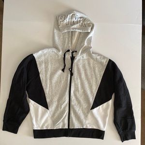 Victoria’s Secret PINK Full Zip Jacket Tri-Colored *NWOT*